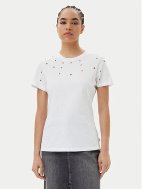Silvian Heach Silvian Heach Футболка GPP25070TS Білий Regular Fit