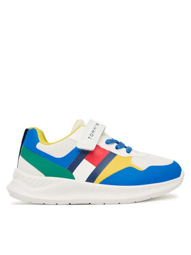 Tommy Hilfiger Sneakers Tommy Hilfiger Flag Low Cut Lace-Up/Velcro T1X9-34369-1843 M Bunt
