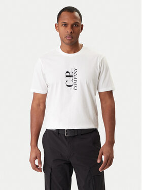 C.P. Company C.P. Company Camiseta 20CMTS084A005100W Écru Regular Fit