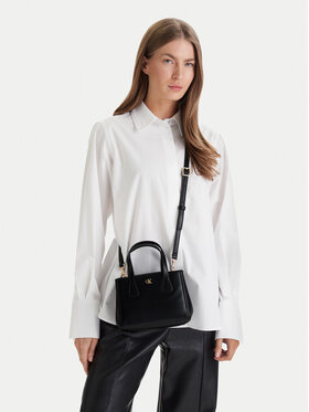 Calvin Klein Handtasche Calvin Klein Ck Mini Tote Crossbody LV04F3520G Schwarz