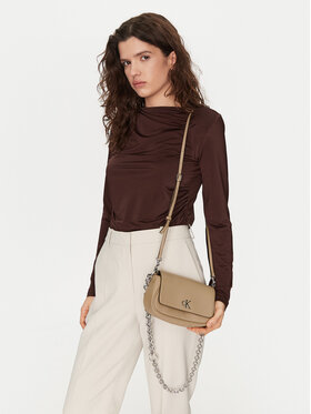 Calvin Klein Jeans Дамска чанта Calvin Klein Jeans K60K613049 Бежов