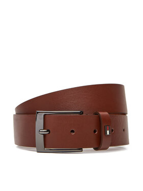 Tommy Hilfiger Pánsky opasok Tommy Hilfiger Adan 3.5 Ext AM0AM13014 Hnedá