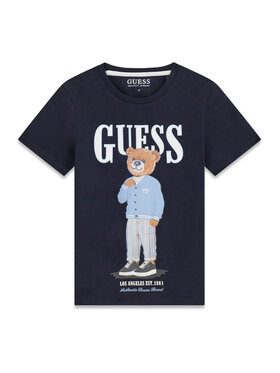Guess Guess Футболка L6GI09 K8HM4 Cиній Regular Fit