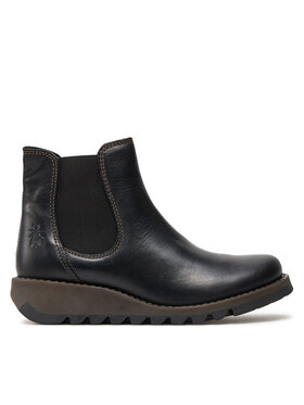 Fly London Kotníková obuv s elastickým prvkem Fly London Salvfly P143195000 Černá
