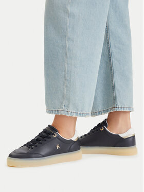 Tommy Hilfiger Tenisice Tommy Hilfiger Th Chic Sneaker Elevated FW0FW09400 Tamnoplava