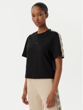 Guess Guess Футболка V3RI08 I3Z14 Чорний Relaxed Fit