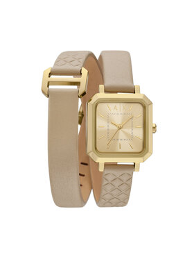 Armani Exchange Годинник Armani Exchange Classic AX5728 Бежевий
