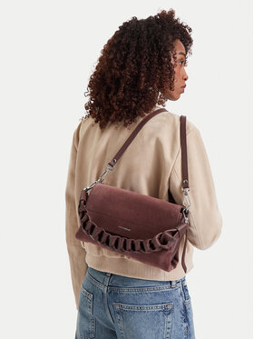 Coccinelle Ročna torba Coccinelle P6P Boheme Suede Bimaterial E1 P6P 12 01 01 Bordo rdeča
