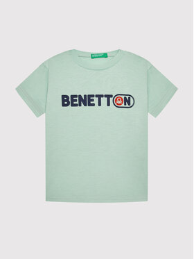 United Colors Of Benetton United Colors Of Benetton T-shirt 3I1XG102N Verde Regular Fit