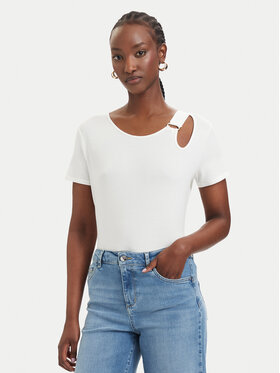 Liu Jo Sport Liu Jo Sport Camiseta TA6098 JS005 Crema Regular Fit