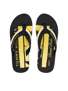 Tommy Hilfiger Flip flop Tommy Hilfiger Patch Hilfiger Beach Sandal FM0FM05903 Negru
