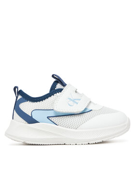 Calvin Klein Jeans Sneakersy Calvin Klein Jeans Low Cut Velcro V1X9-83001-1697Y Bílá