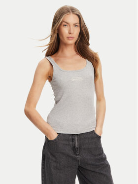 Guess Jeans Guess Jeans Топ W5YP35 KA0H1 Сірий Regular Fit