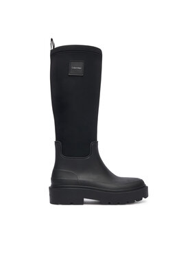 Calvin Klein Botas de agua Calvin Klein Rainboot High Rubber Neo HW0HW03180 Negro