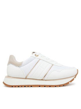 Tommy Hilfiger Sneakersy Tommy Hilfiger Low Cut Lace T3A9-33758-1695 S Biela