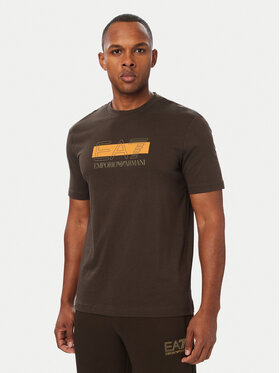 EA7 Emporio Armani EA7 Emporio Armani Camiseta 7M002415 AF10375 U6027 Marrón oscuro Regular Fit