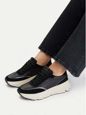 Geox Sneakersy Geox D Diamanta D66UFA 08522 C9999 Czarny