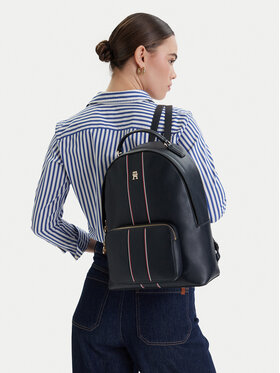 Tommy Hilfiger Hátizsák Tommy Hilfiger Th Daily Backpack Corp AW0AW18851 Sötétkék