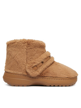 Crocs Тапочки Crocs Classic Unfurgettable Boot 211743 Бежевий