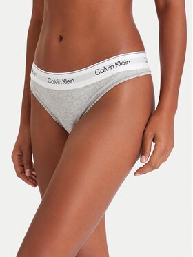 Calvin Klein Underwear Calvin Klein Underwear Στρίνγκ LV00QF8518 Γκρι