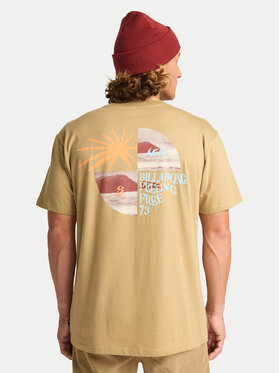 Billabong Billabong Camiseta Twin Fin EBYZT00362 Beis Regular Fit
