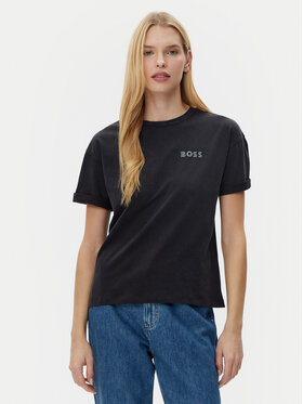 BOSS BOSS Футболка C_Evi_10 50535106 Чорний Relaxed Fit