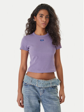 HUGO HUGO Camiseta Baby 50510749 Violeta Slim Fit