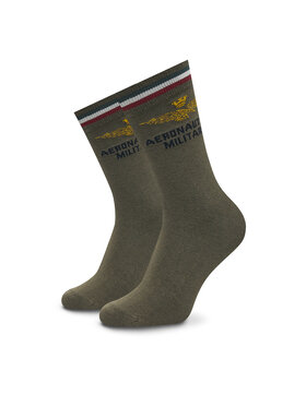Aeronautica Militare Dlhé ponožky Aeronautica Militare 252CZ0012UL00499 Zelená