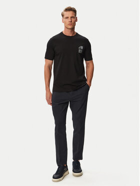 BOSS BOSS Camiseta Te_Blueprint 50566628 Negro Regular Fit