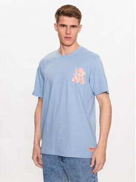 adidas adidas Футболка Graphic Glide T-Shirt IC5750 Блакитний Loose Fit