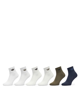 adidas Довгі шкарпетки adidas Mid Ankle Socks 6 Pairs KQ9070 Кольоровий