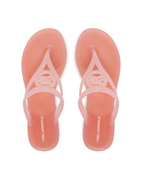 KARL LAGERFELD Žabky KARL LAGERFELD Jelly Thong KL80007A Růžová