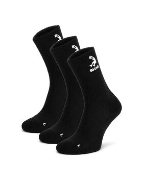 SHAQ Dlouhé ponožky Shaq AS_SHQ_H_001W_SS25 (3-PACK) Černá
