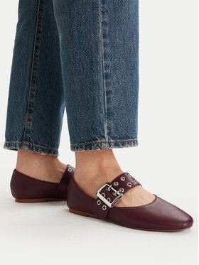 Steve Madden Балетки Steve Madden Atlantica SM11004770 Бордовий