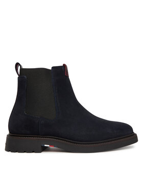 Tommy Hilfiger Klassische Stiefeletten Tommy Hilfiger Comfort Lwt FM0FM05592 Dunkelblau
