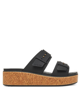 Crocs Шльопанці Crocs Brooklyn Cork Buckle 211252 Чорний