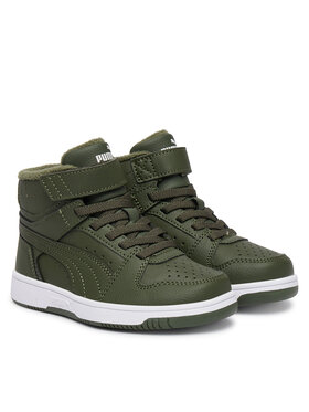 Puma Sneakersy Puma Rebound Slam Mid Wtr 40880402 Tmavo zelená
