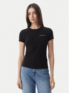 Tommy Jeans Tommy Jeans Camiseta Ess Logo DW0DW23479 Negro Slim Fit
