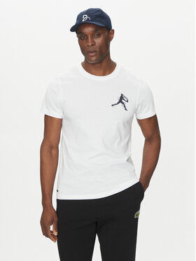Lacoste Lacoste Комплект футболка і шапка TH1044 Білий Regular Fit