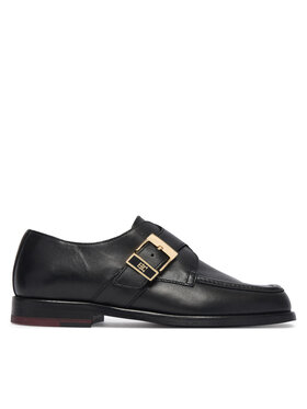 Tommy Hilfiger Κλειστά παπούτσια Tommy Hilfiger Th Buckle Moc Toe Loafers FW0FW09536 Μαύρο