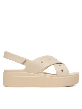 Crocs Босоніжки Crocs Brooklyn 4U Cross Strap Sandal 212254 Бежевий