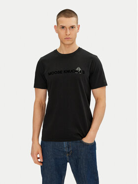 Moose Knuckles Moose Knuckles Футболка Conway M15MT760 Чорний Regular Fit