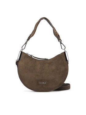 Coccinelle Ročna torba Coccinelle QKG Coccinellesunup Suede E1 QKG 13 03 01 Khaki