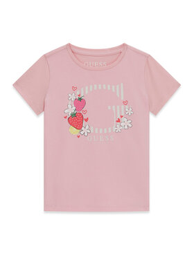 Guess Guess Camiseta K6GI00 K6YW4 Rosa Regular Fit