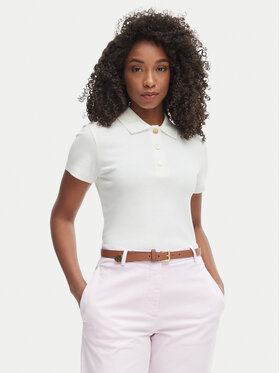 Tommy Hilfiger Tommy Hilfiger Polo WW0WW49252 Blanco Slim Fit
