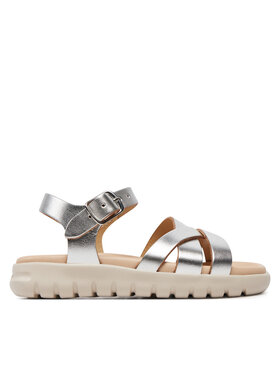 Geox Sandály Geox J Sandal Soleima Gir J45GSA 000CF C1007 M Stříbrná