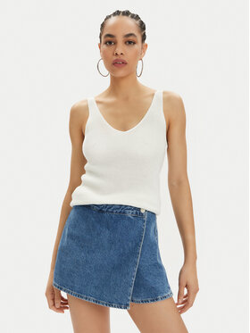 Vero Moda Vero Moda Топ New Lex Sun 10281877 Білий Regular Fit