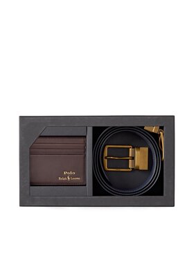 Polo Ralph Lauren Набір чохол на картки і ремінь Polo Ralph Lauren 405880721002 Коричневий
