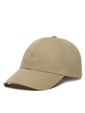 Calvin Klein Cap Calvin Klein Monogram Embroidery Baseball Cap LV04G5002G Beige