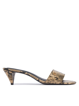 Tommy Hilfiger Şlapi Tommy Hilfiger Th Mid Mule FW0FW09429 Bej